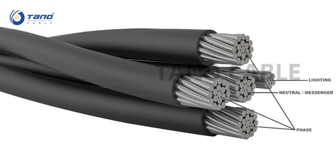 overhead bundled cables